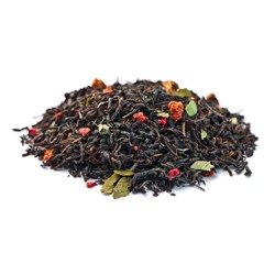 Чай Gutenberg чёрный ароматизированный "Клубника-Малина" (356)